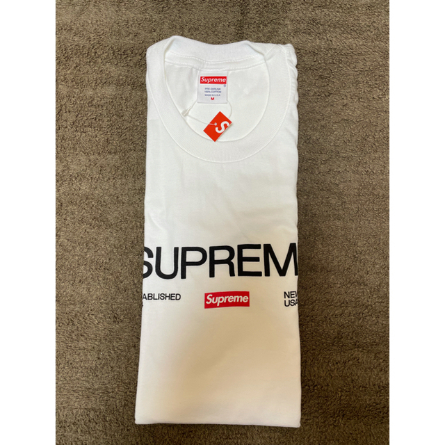 M Supreme Est. 1994 Tee 21FW 21AW 白 ホワイト