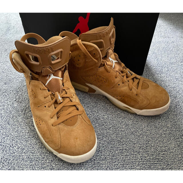 【・使用感あり】AIR JORDAN 6 WHEAT 29cm 箱付