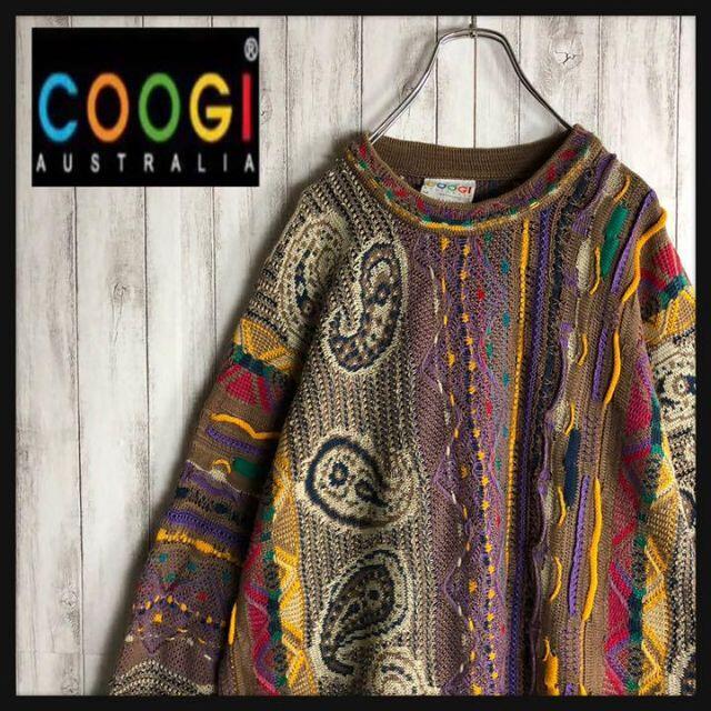 激レア】coogi クージー 立体 編込み 3Dニット 即完売モデル 希少 ...