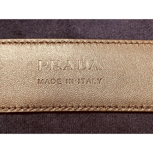 PRADA(プラダ)の【とむひっと様専用】PRADA プラダ　ベルト　レザー　ブラウン メンズのファッション小物(ベルト)の商品写真