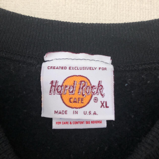 【激レア】ハードロックカフェ スウェット　トレーナー　刺繍ロゴ　インスタグラマー メンズのトップス(スウェット)の商品写真