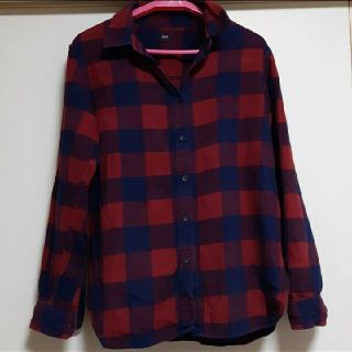 ユニクロ(UNIQLO)のチェックシャツ(シャツ/ブラウス(長袖/七分))