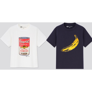 ユニクロ(UNIQLO)のKIDS アンディ・ウォーホル × 河村康輔 UT グラフィックTシャツ 2枚(Tシャツ/カットソー)