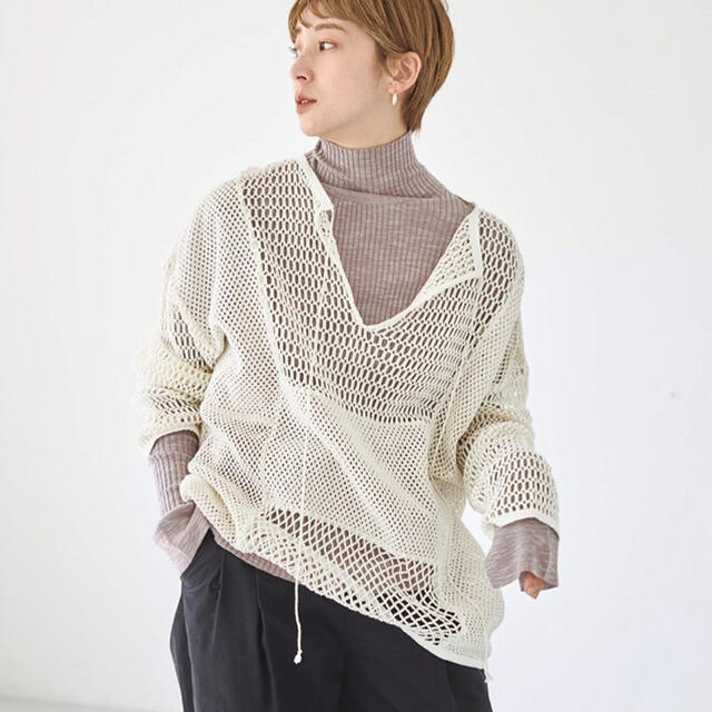 TODAYFUL Patchwork Mesh Tops