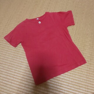 ムジルシリョウヒン(MUJI (無印良品))の赤色 Tシャツ(Tシャツ/カットソー)