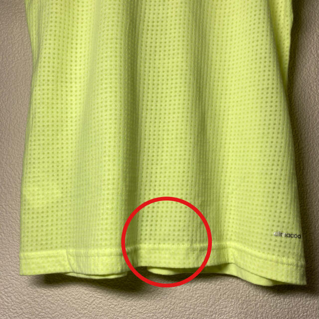 adidas(アディダス)のadidas コットン Tシャツ トレーニングウェア OTサイズ ペールイエロー レディースのトップス(Tシャツ(半袖/袖なし))の商品写真