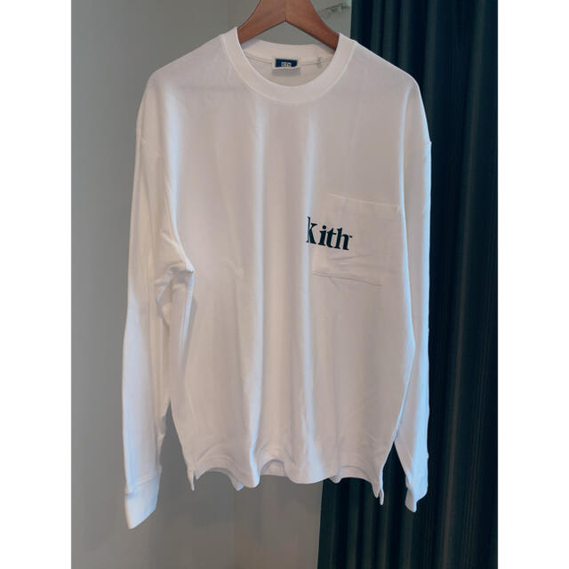 Supreme(シュプリーム)の Kith Quinn L/S Tee White M  メンズのトップス(Tシャツ/カットソー(七分/長袖))の商品写真