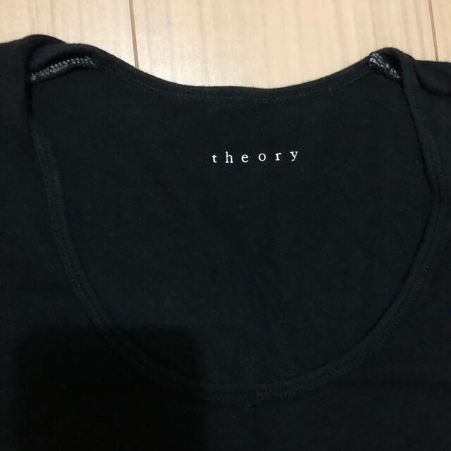 theory(セオリー)の【9月末まで】theory 黒Tシャツ　2枚セット レディースのトップス(Tシャツ(半袖/袖なし))の商品写真