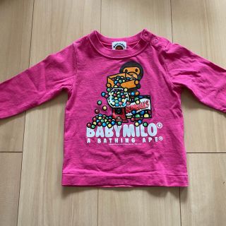 アベイシングエイプ(A BATHING APE)のベイプキッズ長袖 ジョーダンロンパース(ロンパース)