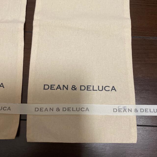 DEAN & DELUCA(ディーンアンドデルーカ)のDEAN &DELUCA ラッピング袋　2枚 インテリア/住まい/日用品のオフィス用品(ラッピング/包装)の商品写真