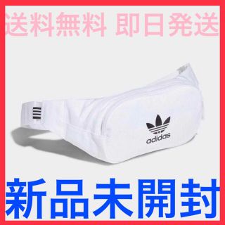 アディダス(adidas)の【新品】 アディダス 斜め掛けバッグ ウエストポーチ ホワイト 【即日発送】(ボディバッグ/ウエストポーチ)