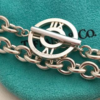 Tiffany & Co. - Tiffany アトラス トグル チェーンネックレス 美品の