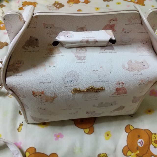 franche lippee(フランシュリッペ)のねこ図鑑 猫図鑑 ケーキ ケーキ箱型バッグ レディースのバッグ(ショルダーバッグ)の商品写真