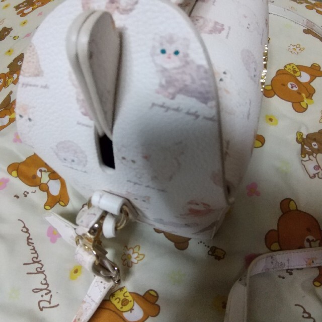 franche lippee(フランシュリッペ)のねこ図鑑 猫図鑑 ケーキ ケーキ箱型バッグ レディースのバッグ(ショルダーバッグ)の商品写真