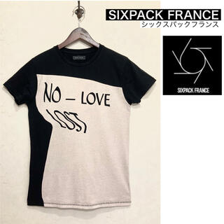 シックスパック(SIXPACK)のSIXPACK FRANCE シックスパックフランス Tシャツ 半袖 BLACK(Tシャツ/カットソー(半袖/袖なし))