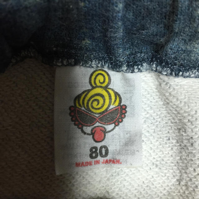 HYSTERIC MINI(ヒステリックミニ)のデニム風スカート 80㎝ キッズ/ベビー/マタニティのベビー服(~85cm)(スカート)の商品写真