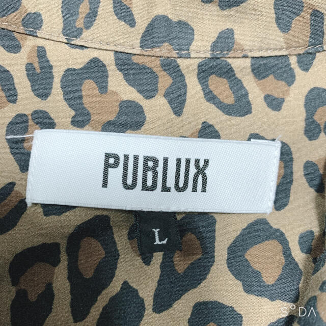 PUBLUX レオパードシャツ メンズのトップス(シャツ)の商品写真