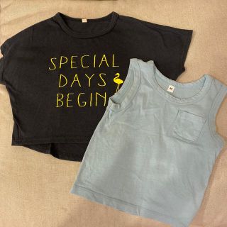 ムジルシリョウヒン(MUJI (無印良品))のTシャツ、タンクトップセット(Ｔシャツ)