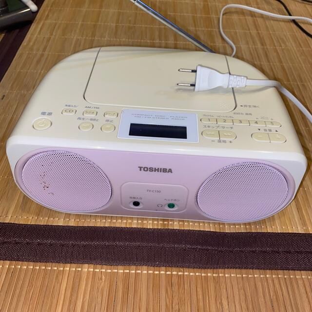 東芝(トウシバ)のTOSHIBA CDプレーヤー スマホ/家電/カメラのオーディオ機器(ポータブルプレーヤー)の商品写真