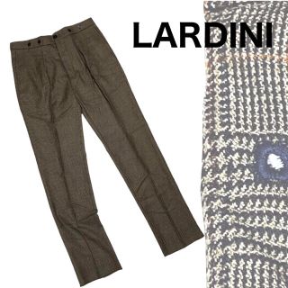 ロロピアーナ(LORO PIANA)の【LARDINI ラルディーニ】グレチェック スラックス パンツ 高級生地(スラックス)