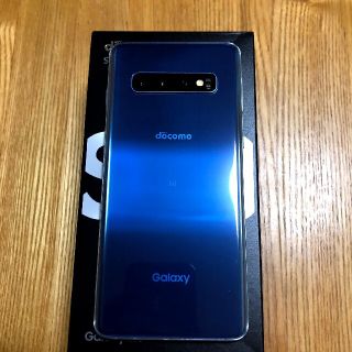 ギャラクシー(Galaxy)のGalaxy s10 ブルー sc-03l(スマートフォン本体)