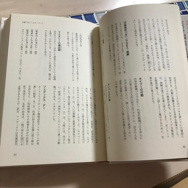 モチベ－ション３．０ 持続する「やる気！」をいかに引き出すか エンタメ/ホビーの本(ノンフィクション/教養)の商品写真