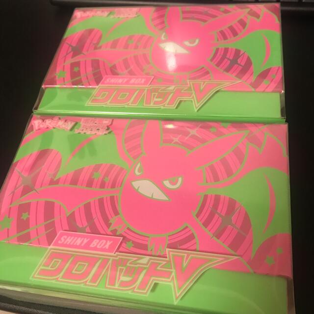 ポケモン - Shinybox クロバットv 2boxセット　未開封　ポケカ