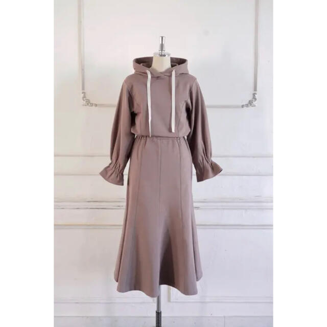 Hooded Cotton-blend Jersey Dress