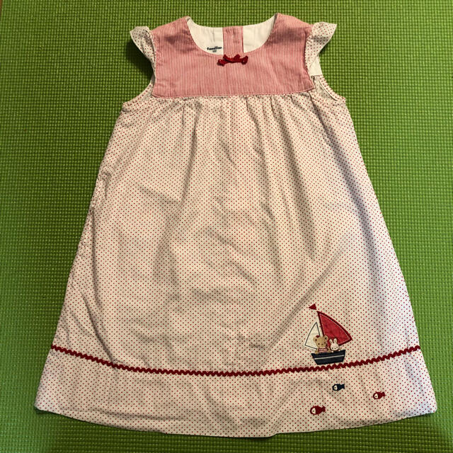 familiar(ファミリア)のファミリア　ワンピース　100 美品 キッズ/ベビー/マタニティのキッズ服女の子用(90cm~)(ワンピース)の商品写真