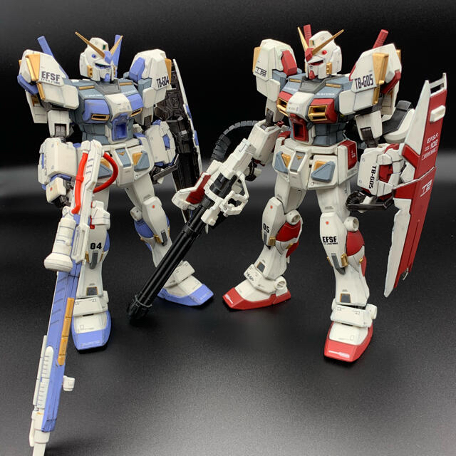 【塗装済み完成品】MGガンダム4号機&5号機セット