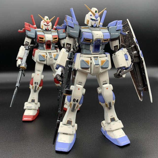 【塗装済み完成品】MGガンダム4号機&5号機セット 5