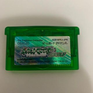 ゲームボーイアドバンス(ゲームボーイアドバンス)のポケットモンスターエメラルド　ゲームボーイアドバンス　ソフト(携帯用ゲームソフト)