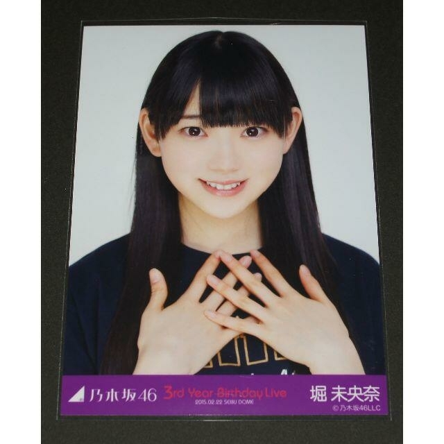 乃木坂46(ノギザカフォーティーシックス)の乃木坂46 堀未央奈 生写真1枚 3rd Year Birthday Live エンタメ/ホビーのタレントグッズ(アイドルグッズ)の商品写真