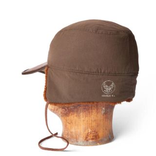 新品*RRL*シアリングファーレザー パイロット フライトキャップ*M