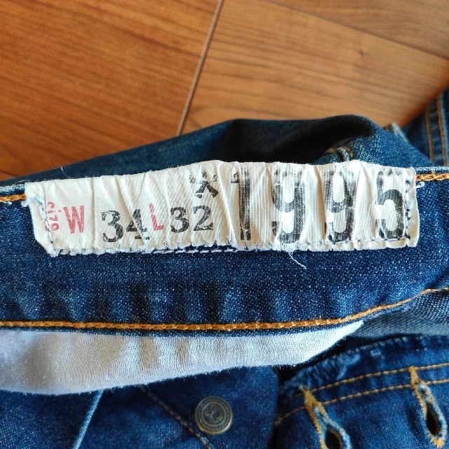 W34 L32 美品 Ambitious アンビシャス ダメージ デニム パンツ メンズのパンツ(デニム/ジーンズ)の商品写真
