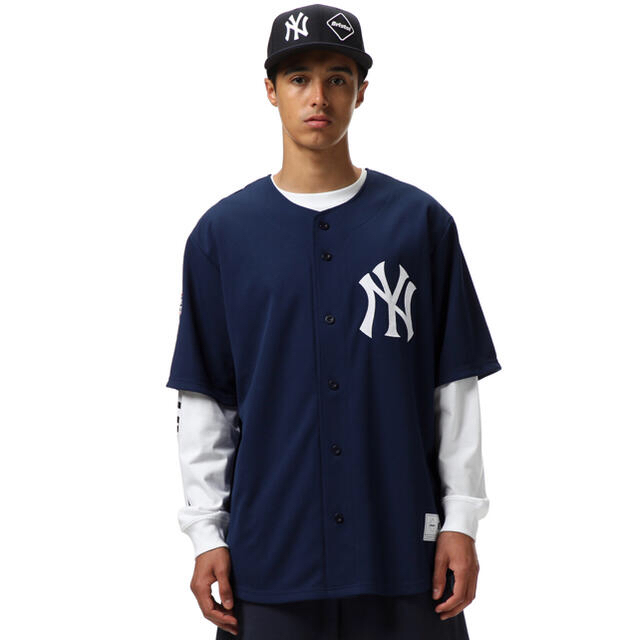 F.C.R.B.(エフシーアールビー)のFCRB Fanatics MLB TOUR BASEBALL SHIRT スポーツ/アウトドアの野球(ウェア)の商品写真