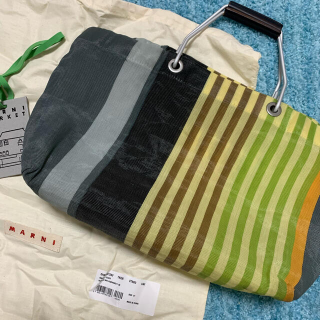 Marni(マルニ)のマルニフラワーカフェ　ストライプバック レディースのバッグ(トートバッグ)の商品写真