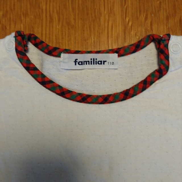 familiar(ファミリア)のfamiliar Tシャツ 110 キッズ/ベビー/マタニティのキッズ服男の子用(90cm~)(Tシャツ/カットソー)の商品写真