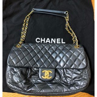 シャネル(CHANEL)の【こん様　専用】シャネル マトラッセ チェーンショルダーバッグ　黒(ショルダーバッグ)