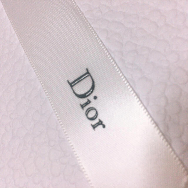 Christian Dior(クリスチャンディオール)のDior 新品 サテン　リボン 長 エンタメ/ホビーのコレクション(ノベルティグッズ)の商品写真