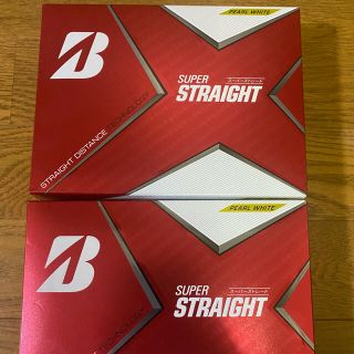 ブリヂストン(BRIDGESTONE)のブリヂストンゴルフ　スーパーストレート　2ダースセット　パールホワイト(その他)