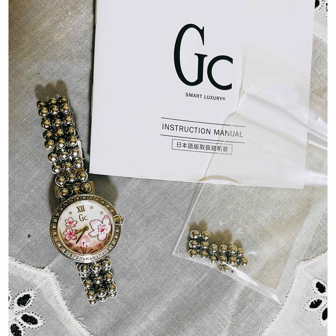 GUESS(ゲス)の7.5割引！美品！ダイヤモンド付き高級GC 腕時計希少！ レディースのファッション小物(腕時計)の商品写真