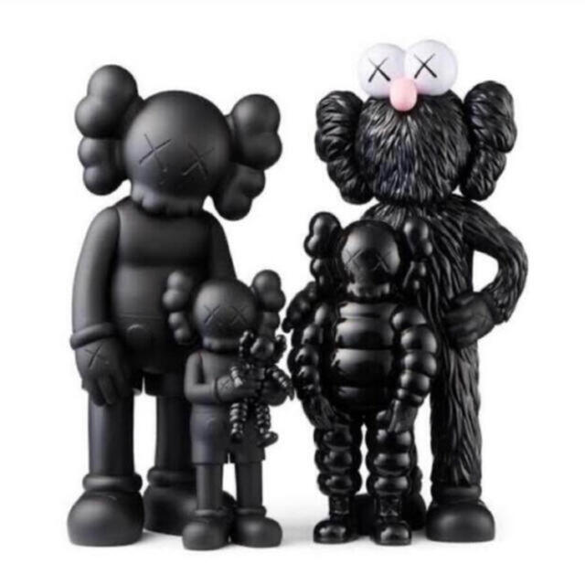 KAWS FAMILY Black BROWN//BLUE/WHITE2種セット