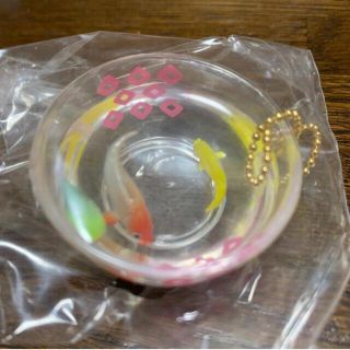 ガチャ 日本の風情 金魚鉢 マスコット 桃(その他)