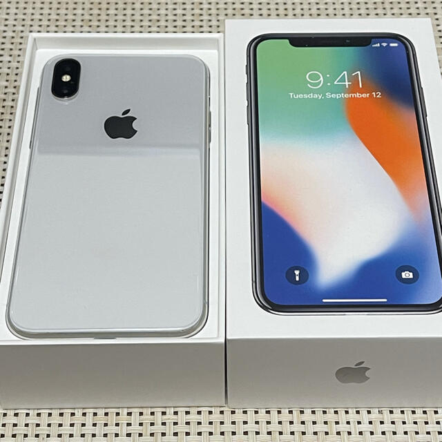 【美品】iPhone X  64GB アイフォン10  本体　SIMロック解除済