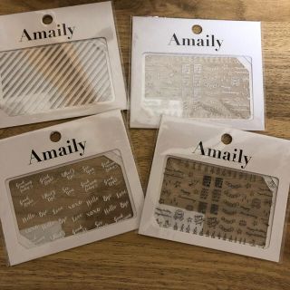 Amailyネイルシール8枚セット(ネイル用品)