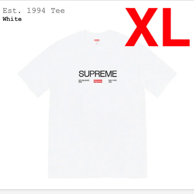 Supreme Est. 1994 Tee ホワイト　XL