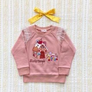 シャーリーテンプル(Shirley Temple)のお菓子のお家トレーナー（ピンク 110 cm）(Tシャツ/カットソー)