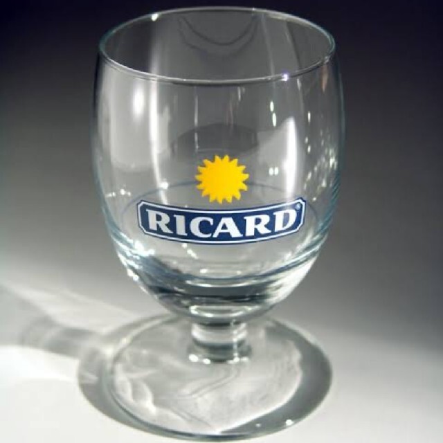 Sold out フランスRICARD (リカール)のグラス5点セットフレンチヴィンテージ