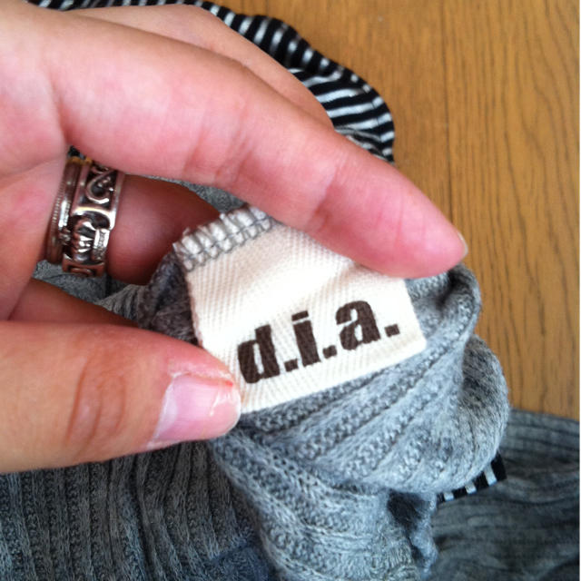 d.i.a(ダイア)のd.i.aグレーセーター レディースのトップス(ニット/セーター)の商品写真